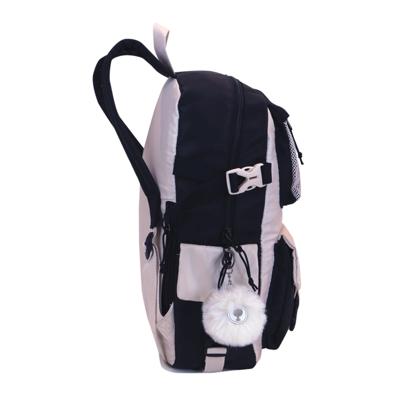 MOCHILA MUJER FUSION BLOCK NEGRO BLANCO HEAD - 6