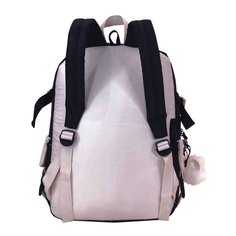 MOCHILA MUJER FUSION BLOCK NEGRO BLANCO HEAD - 7