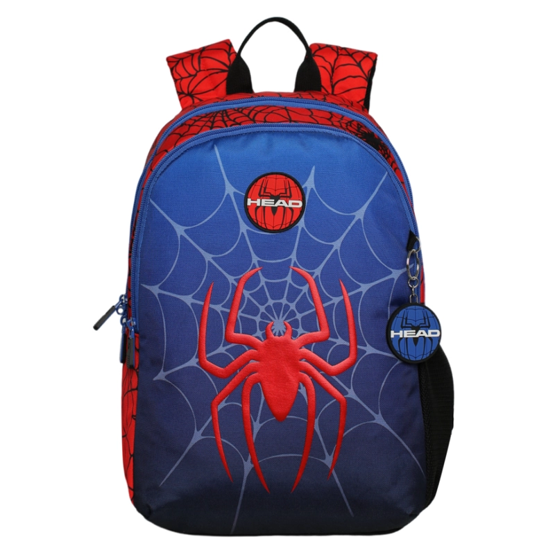 MOCHILA INFANTIL NIÑO BIONICA ARAÑA ROJO HEAD - 2