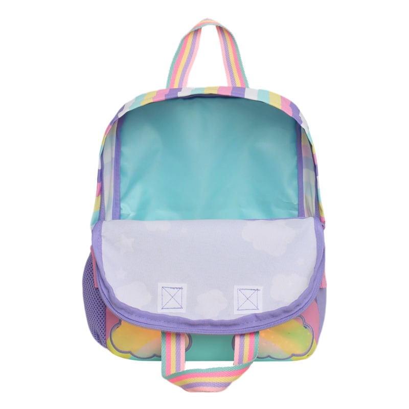MOCHILA INFANTIL NIÑA PEPA CAT RAINBOW LILA HEAD - 3