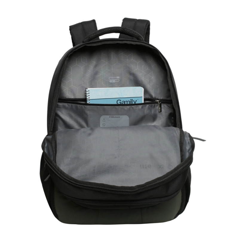 MOCHILA EJECUTIVA X5 VERDE MILITAR HEAD - 3