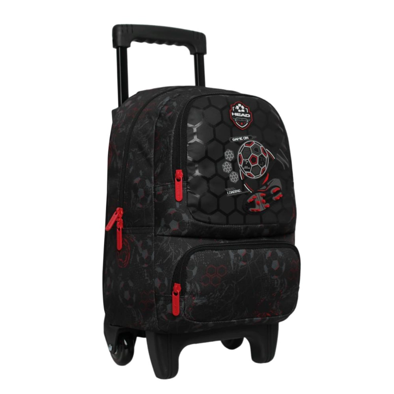 MOCHILA INFANTIL NIÑO WINNER FUTBOL NEGRO HEAD - 1