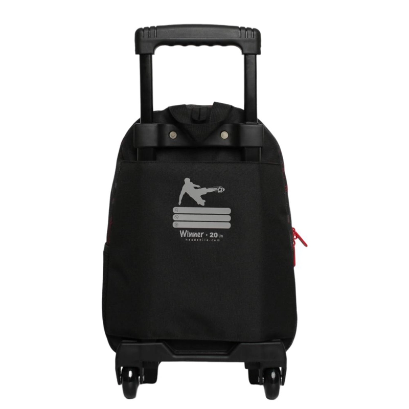 MOCHILA INFANTIL NIÑO WINNER FUTBOL NEGRO HEAD - 5