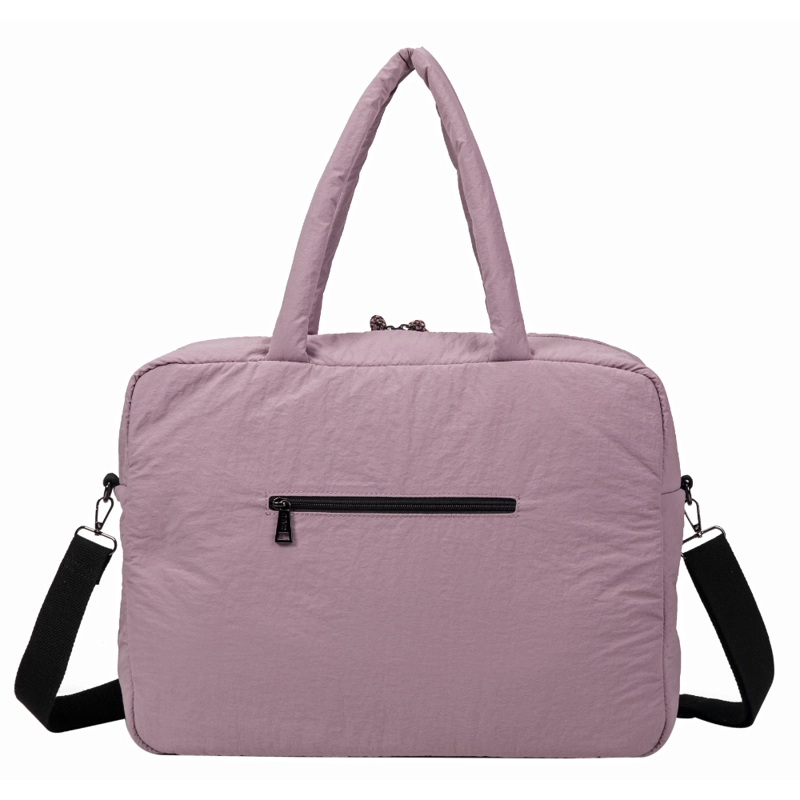 BOLSO DE VIAJE BEATRICE ACOLCHADO MALVA CALU - 6