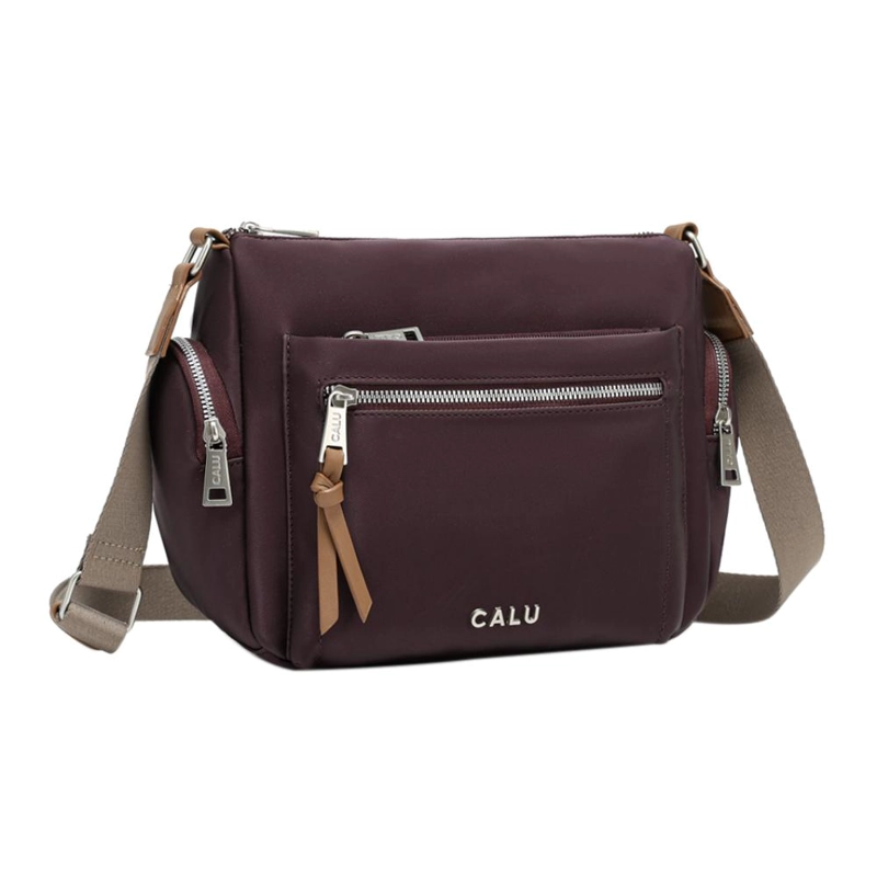CARTERA BANDOLERA MUJER BONNIE MORADO CALU - 1