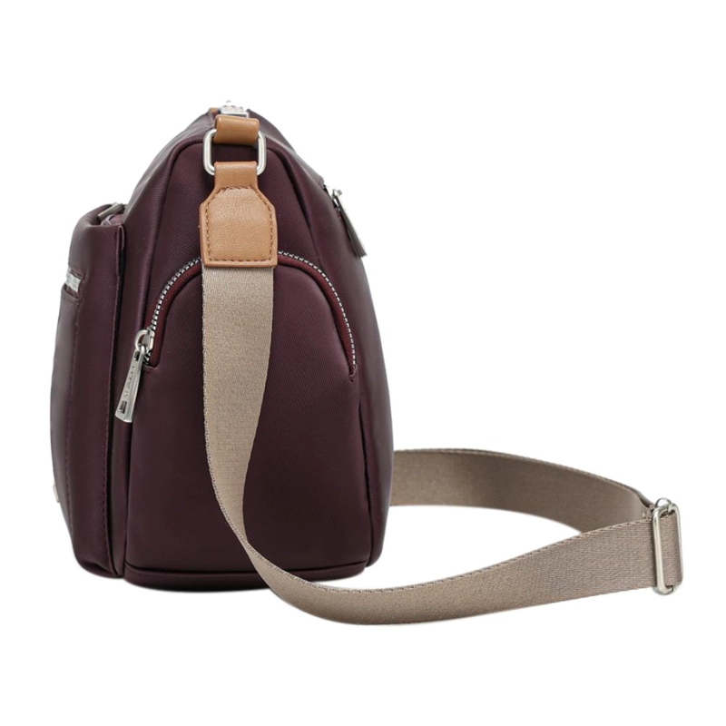 CARTERA BANDOLERA MUJER BONNIE MORADO CALU - 5