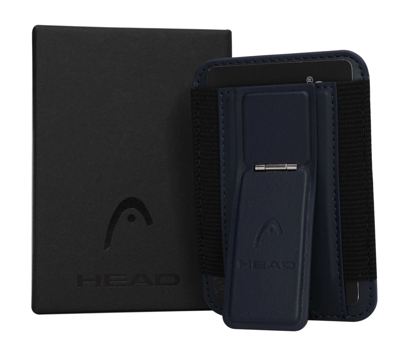 BILLETERA TARJETERO MAGNE TICO MAGSAFE CAYMAN AZUL HEAD - 1