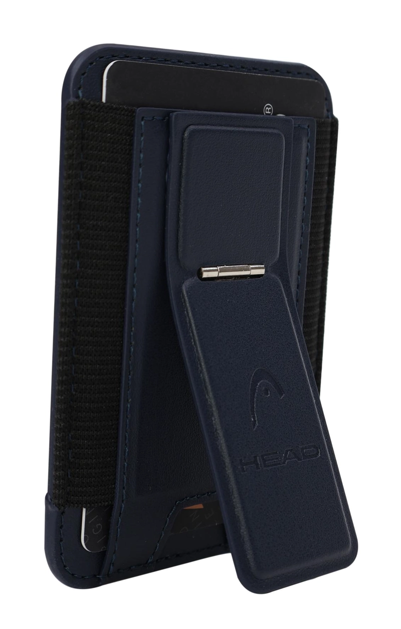 BILLETERA TARJETERO MAGNE TICO MAGSAFE CAYMAN AZUL HEAD - 3