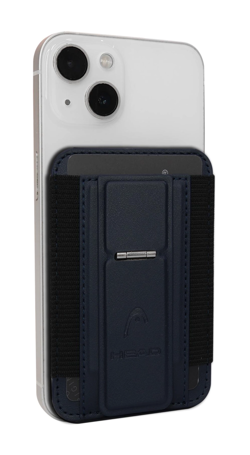 BILLETERA TARJETERO MAGNE TICO MAGSAFE CAYMAN AZUL HEAD - 4
