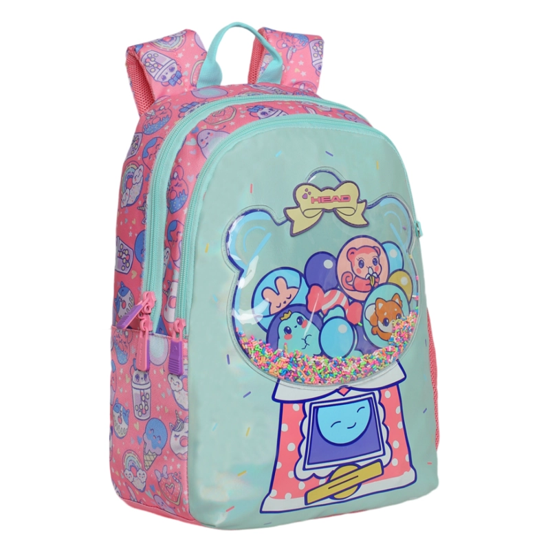 MOCHILA INFANTIL NIÑA BIONICA SWEET CANDY ROSADO HEAD - 1