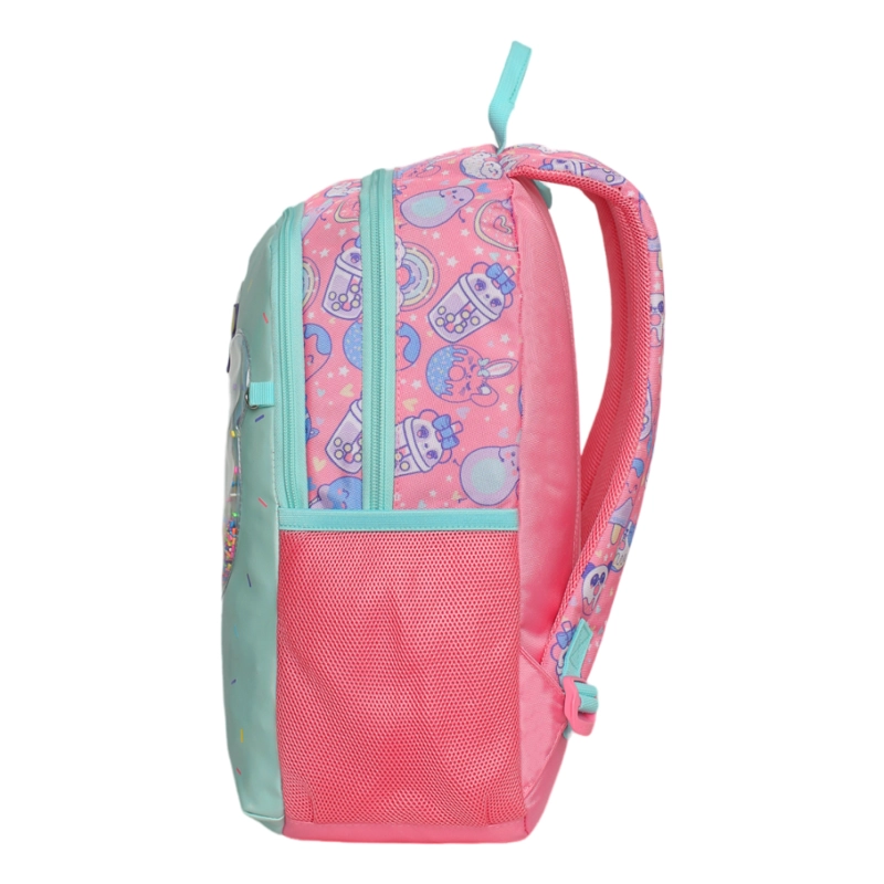 MOCHILA INFANTIL NIÑA BIONICA SWEET CANDY ROSADO HEAD - 5