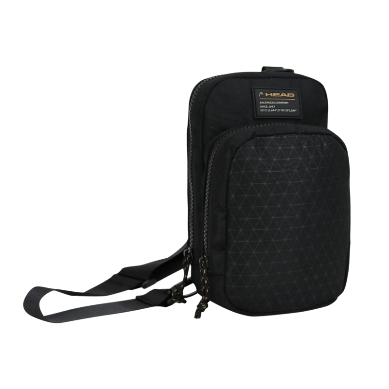 BOLSO PORTA DOCUMENTOS VIP ROMBOS NEGRO HEAD - 1