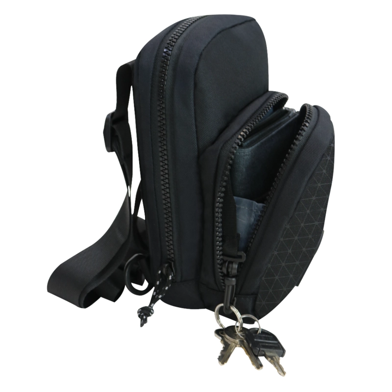 BOLSO PORTA DOCUMENTOS VIP ROMBOS NEGRO HEAD - 4