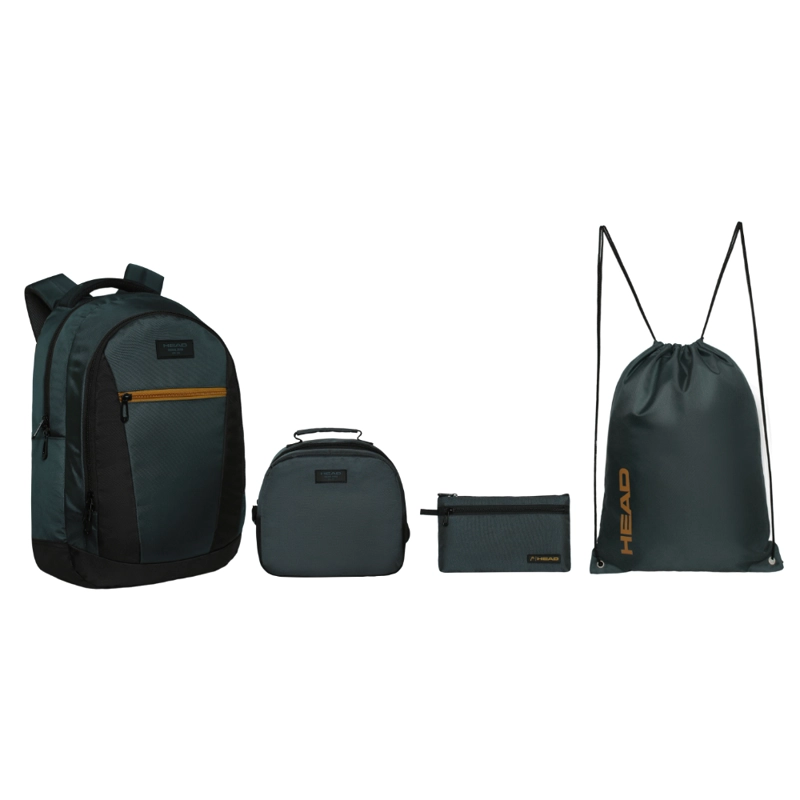 PACK TOP ESCOLAR HOMBRE (X4) DARK PETROLEO HEAD - 1