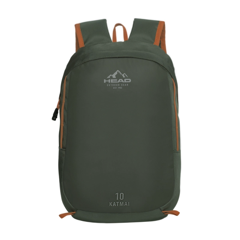 MOCHILA OUTDOOR CAMPING PEQUEÑA KATMAI 10L VERDE HEAD - 2