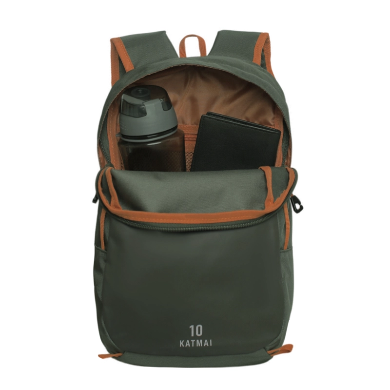 MOCHILA OUTDOOR CAMPING PEQUEÑA KATMAI 10L VERDE HEAD - 3