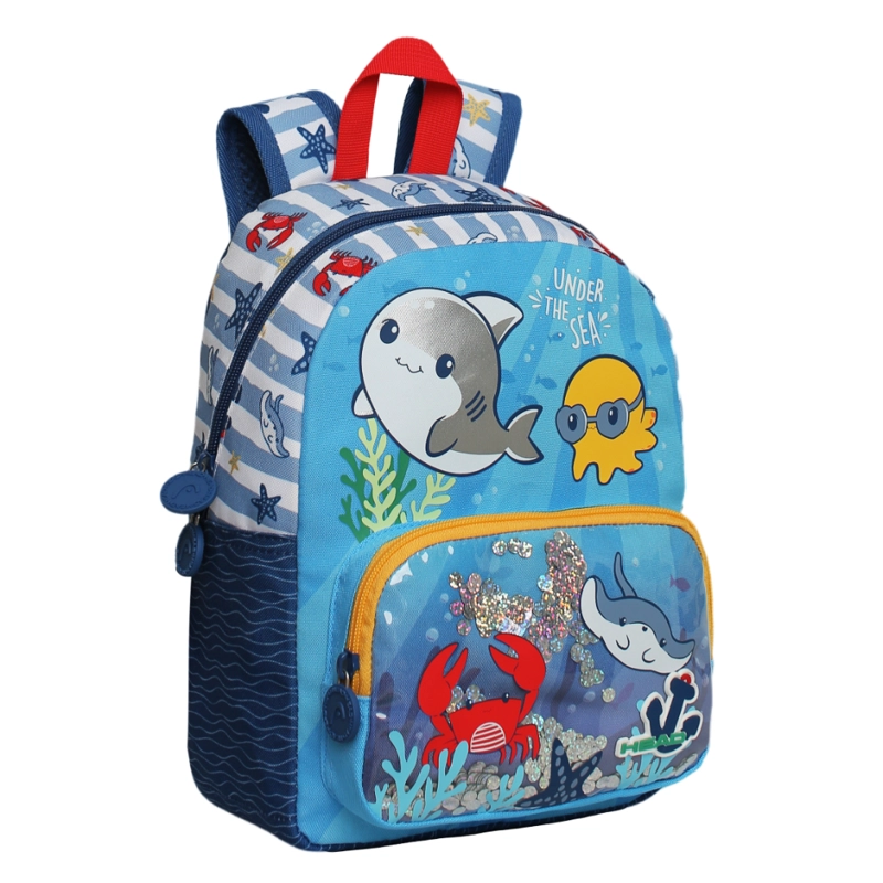 MOCHILA INFANTIL NIÑO POP SEA AZUL HEAD - 1