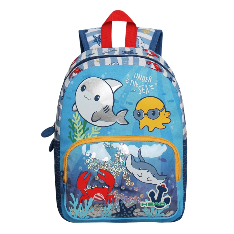 MOCHILA INFANTIL NIÑO POP SEA AZUL HEAD - 2