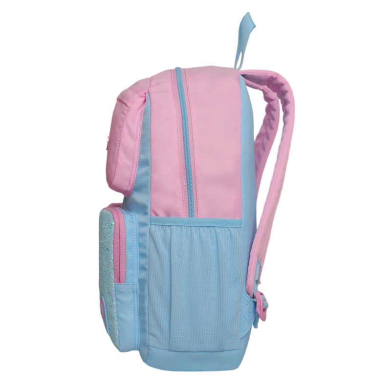 MOCHILA INFANTIL NIÑA FUNNY BRILLO BLOCK ROSADO HEAD - 4