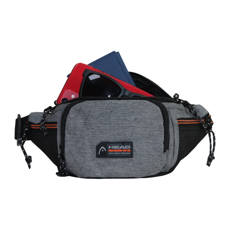 BANANO DUFF MELANGE GRIS NEGRO HEAD - 3