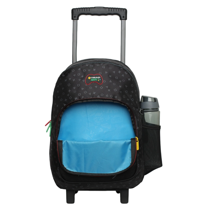 MOCHILA RUEDAS INFANTIL CHIPS JOYSTICK NEGRO HEAD - 2