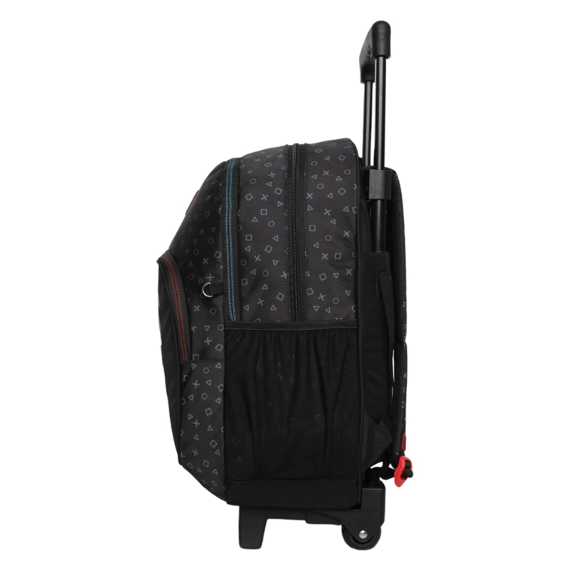 MOCHILA RUEDAS INFANTIL CHIPS JOYSTICK NEGRO HEAD - 4