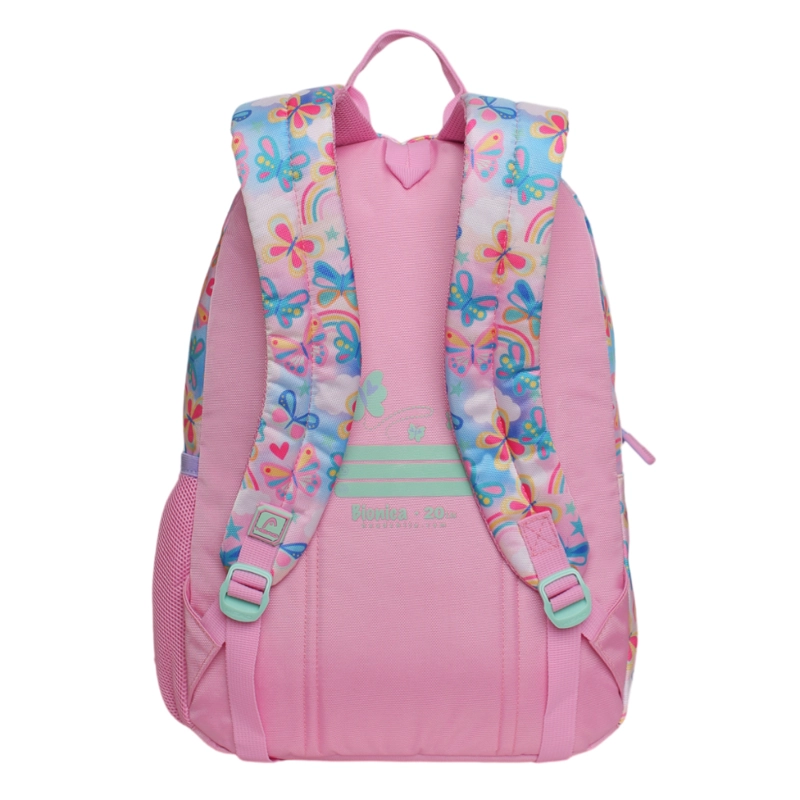 MOCHILA INFANTIL NIÑA BIONICA BUTTERFLY ROSADO HEAD - 5