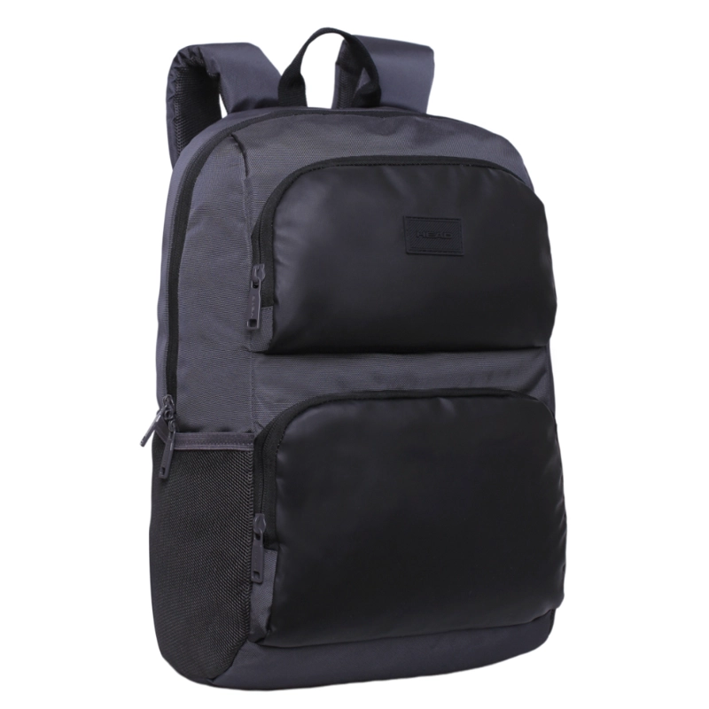 MOCHILA NOTEBOOK STINGER REVERSE GRIS OSCURO - 1