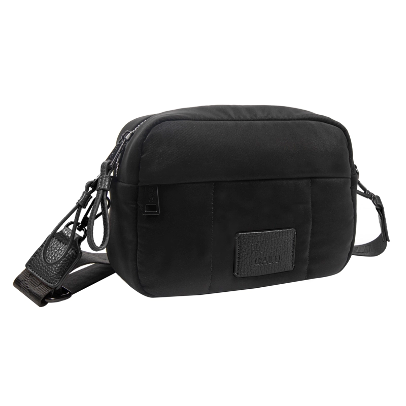 CARTERA BANDOLERA JOSEPHINE COMPACTA NEGRO CALU - 1