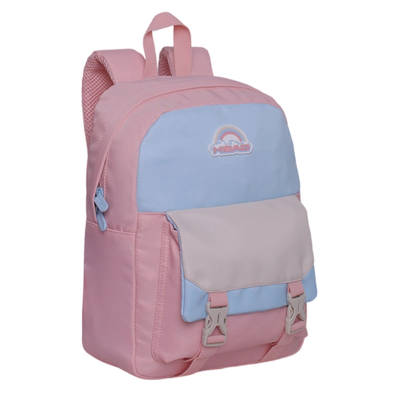 MOCHILA INFANTIL SWEET COLOR BLOCK ROSADO HEAD - 1