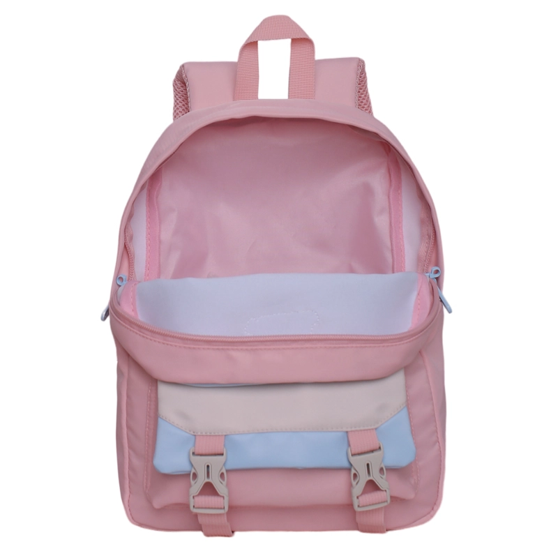 MOCHILA INFANTIL SWEET COLOR BLOCK ROSADO HEAD - 2