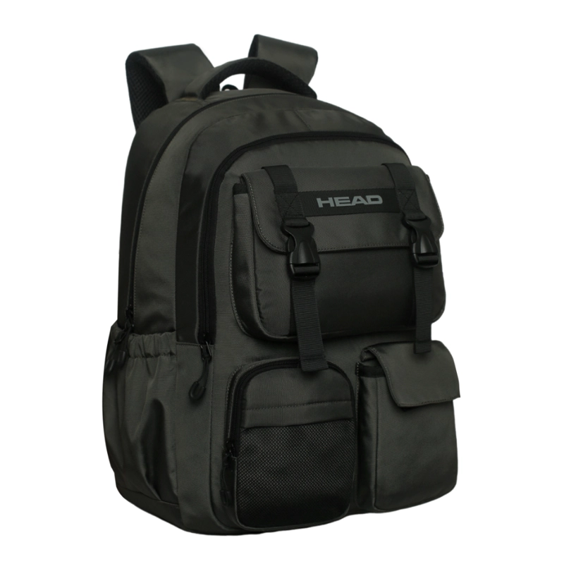 MOCHILA SIERRA COMPARTIMIENTOS DARK VERDE HEAD - 1