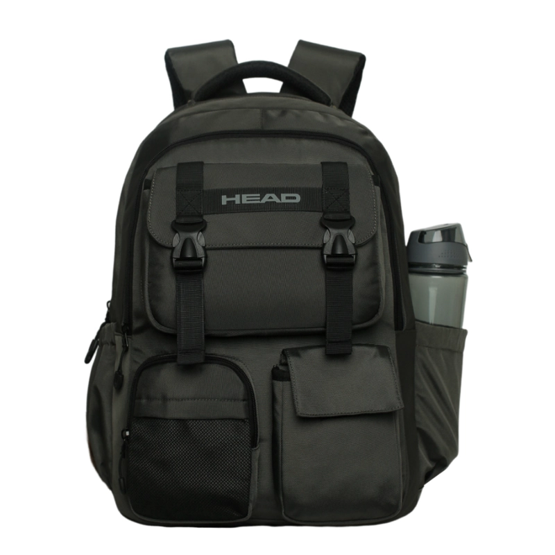 MOCHILA SIERRA COMPARTIMIENTOS DARK VERDE HEAD - 2