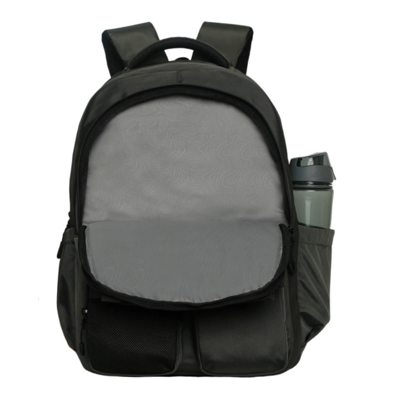 MOCHILA SIERRA COMPARTIMIENTOS DARK VERDE HEAD - 4
