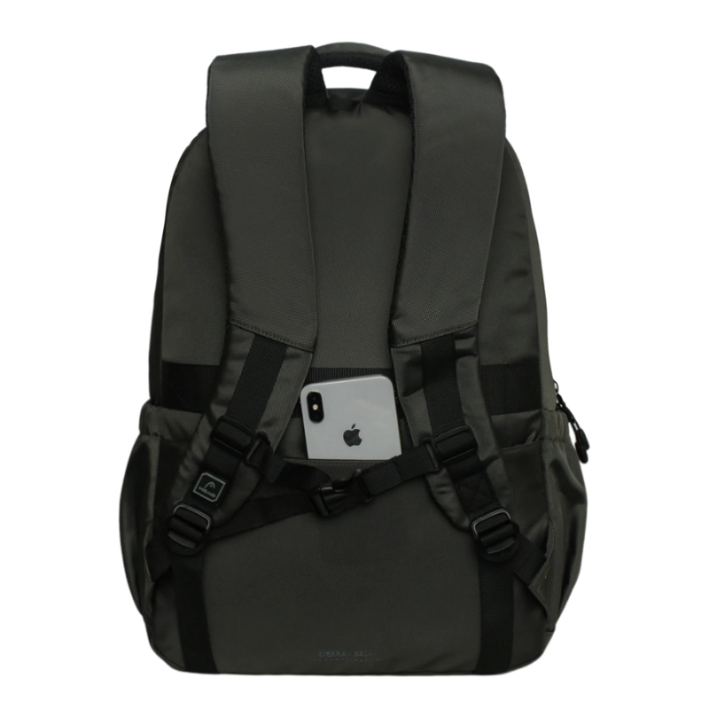 MOCHILA SIERRA COMPARTIMIENTOS DARK VERDE HEAD - 6