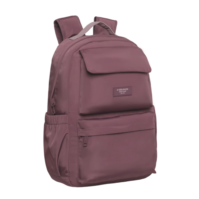 MOCHILA MUJER YSHO MICROFIBRA DARK MALVA HEAD - 1