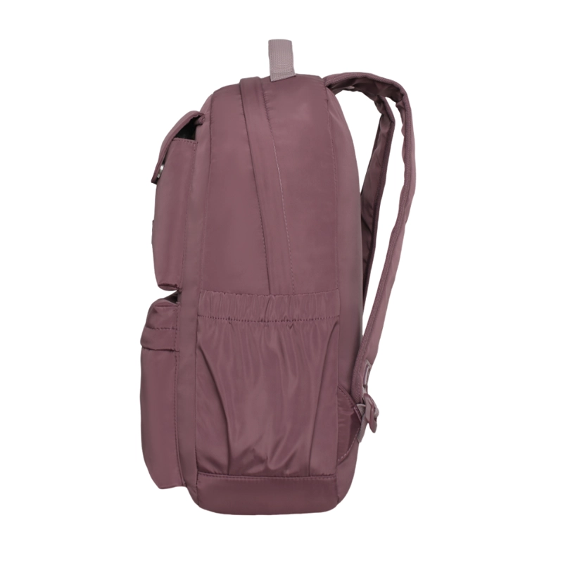MOCHILA MUJER YSHO MICROFIBRA DARK MALVA HEAD - 4