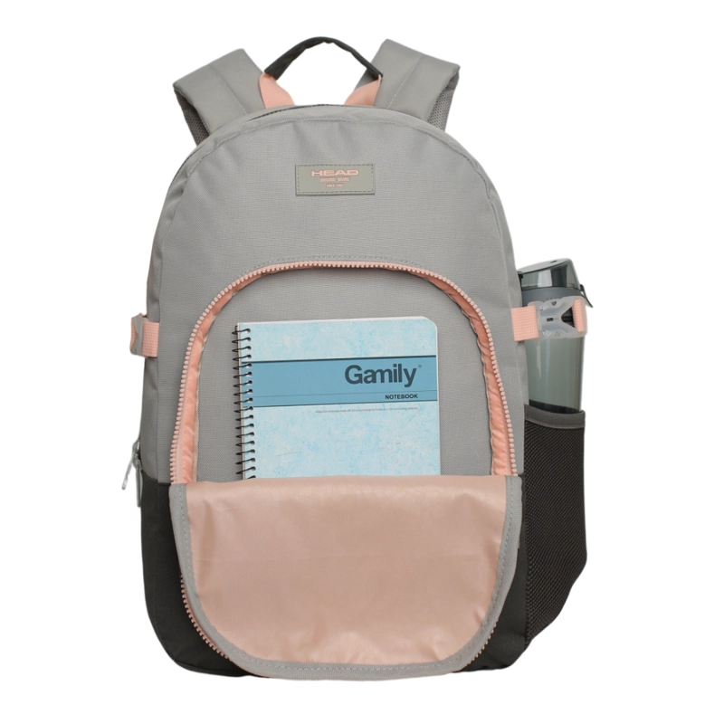 MOCHILA COMPACTA MUJER DIVA BLOCK GRIS HEAD - 2