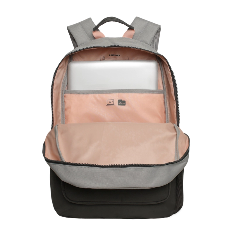 MOCHILA COMPACTA MUJER DIVA BLOCK GRIS HEAD - 3