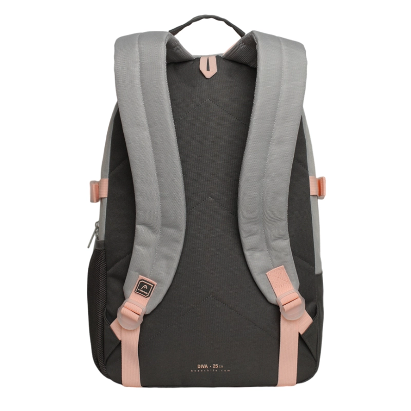 MOCHILA COMPACTA MUJER DIVA BLOCK GRIS HEAD - 5