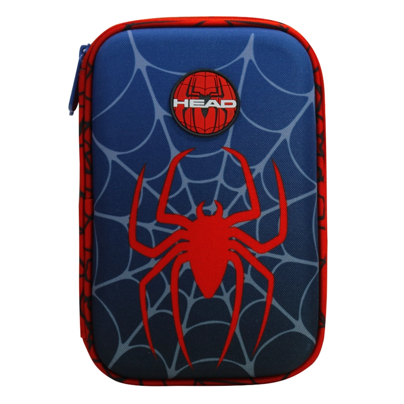 ESTUCHE INFANTIL NIÑO RIGIDO BOX ARAÑA ROJO  HEAD - 2