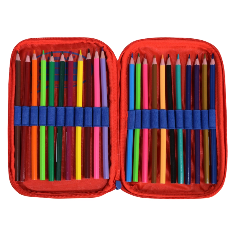 ESTUCHE INFANTIL NIÑO RIGIDO BOX ARAÑA ROJO  HEAD - 3