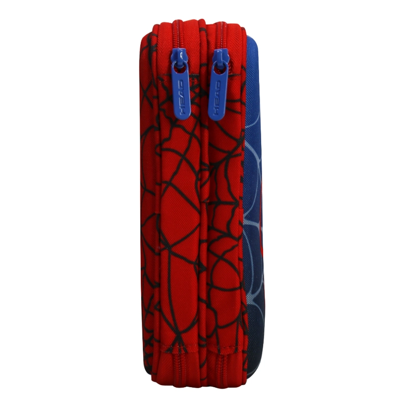 ESTUCHE INFANTIL NIÑO RIGIDO BOX ARAÑA ROJO  HEAD - 5