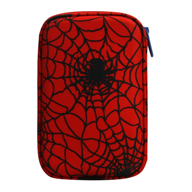 ESTUCHE INFANTIL NIÑO RIGIDO BOX ARAÑA ROJO  HEAD - 7
