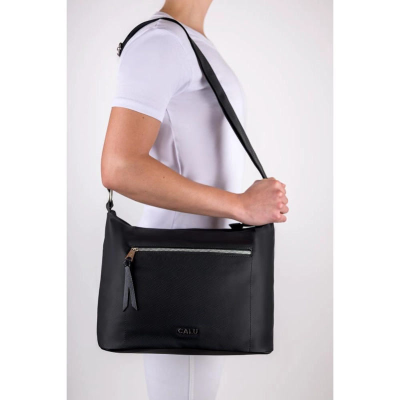 CARTERA BANDOLERA MEDIANA LILY NEGRO CALU - 7