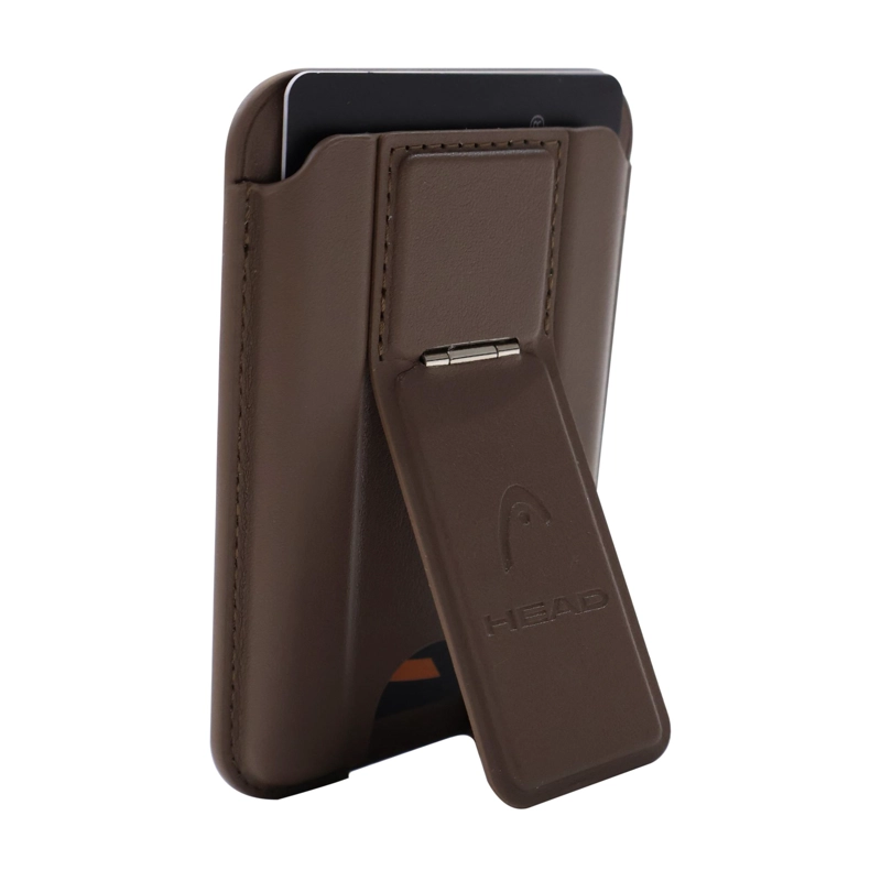 BILLETERA TARJETERO MAGNE TICO MAGSAFE CAYMAN CAFE HEAD - 1
