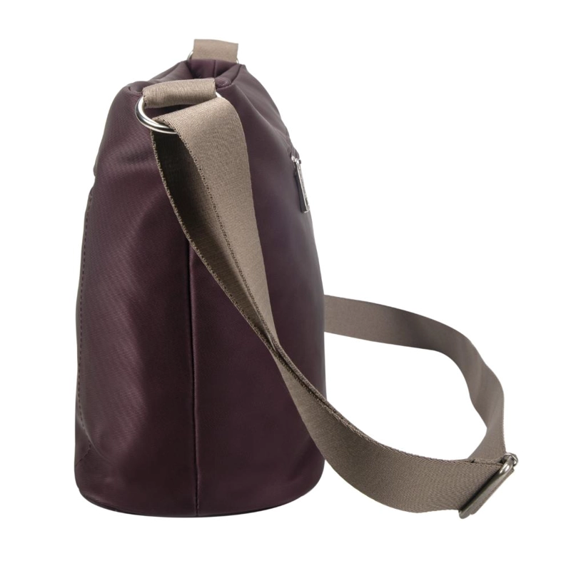 CARTERA BANDOLERA MEDIANA LILY MORADO CALU - 5