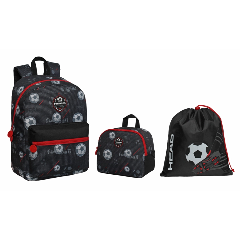 PACK KIDS NIÑO (X3) FUTBOL NEGRO HEAD - 1