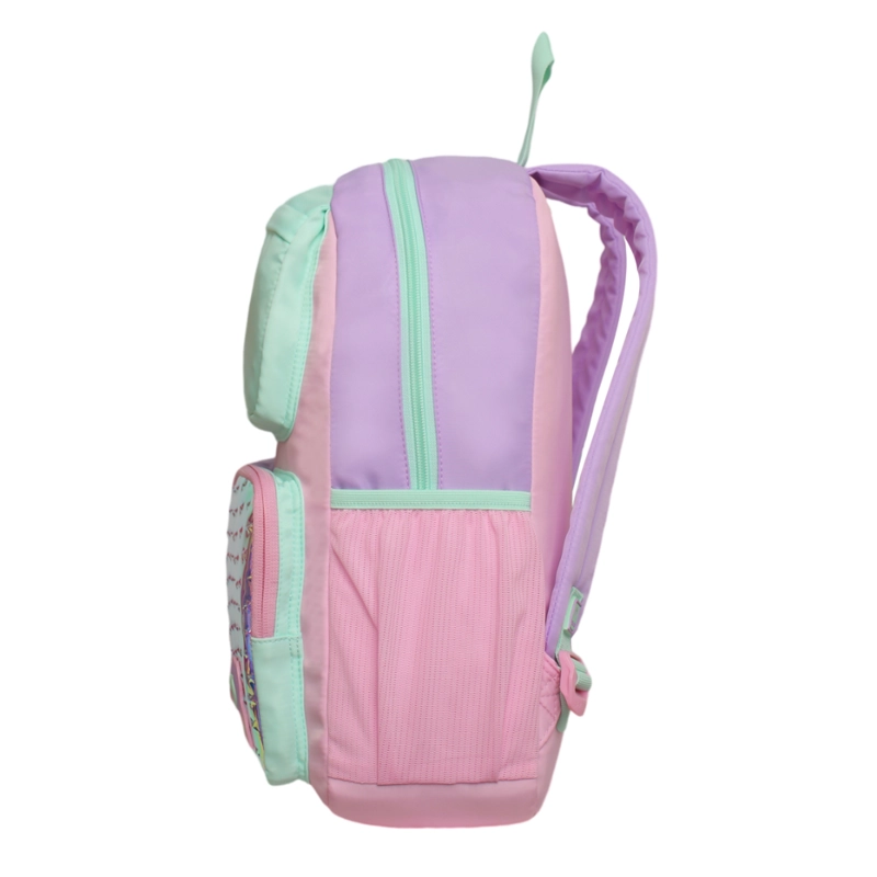 MOCHILA INFANTIL NIÑA FUNNY BRILLO BLOCK PASTEL HEAD - 4