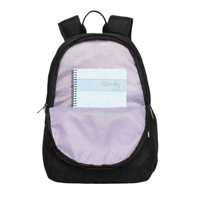 MOCHILA MUJER MOKKA NEGRO SILVER HEAD - 3